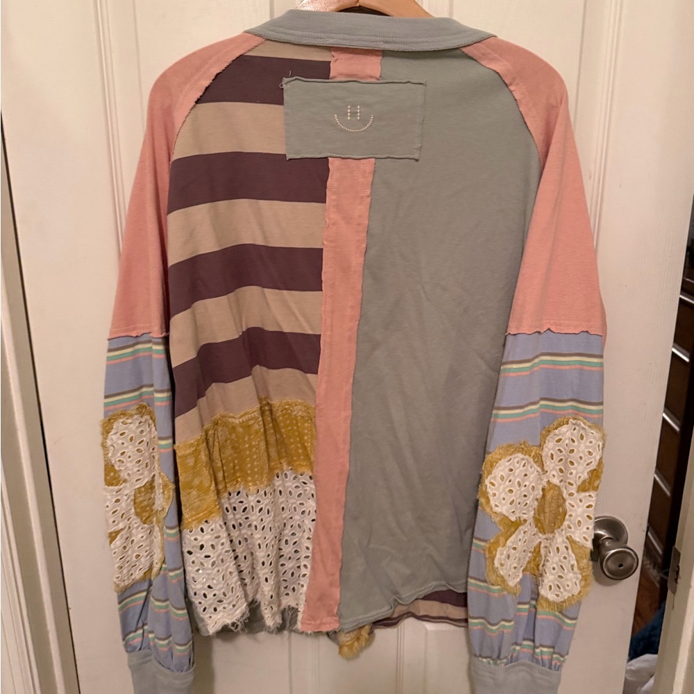 Oli & Hali Multicolor Patchwork Sweatshirt - image 2